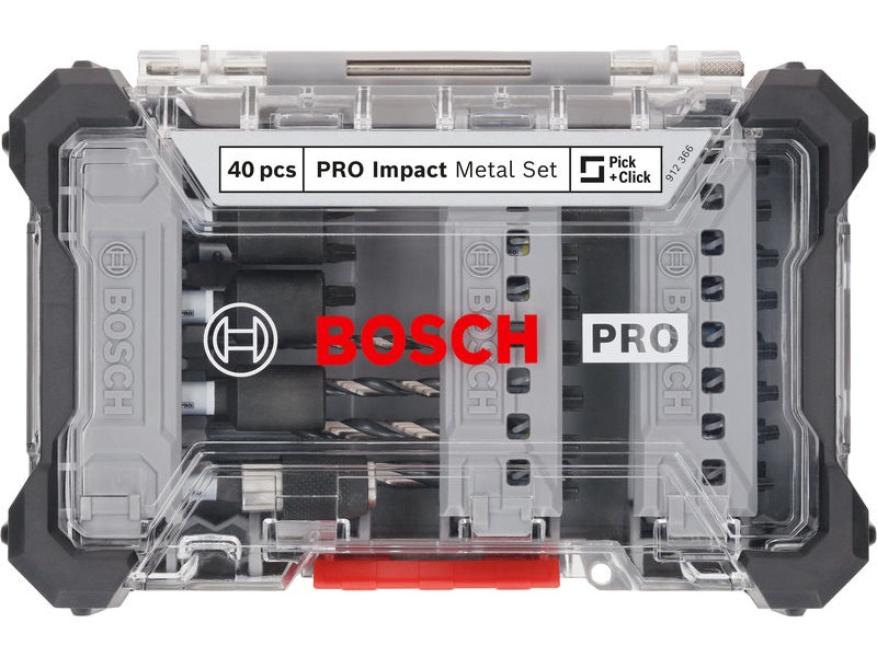 40-delni set vijačnih nastavkov Bosch PRO Impact Metal Set, 2608521U86